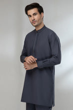 Load image into Gallery viewer, FOSSILE GRAY-BLENDED-KURTA PAJAMA/TROUSER (KSR22-008)
