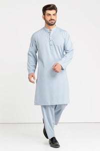 P-BLUE-BLENDED-KURTA SHALWAR (KSRS23-028)