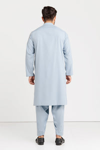 P-BLUE-BLENDED-KURTA SHALWAR (KSRS23-028)