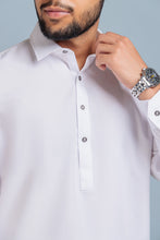 Laden Sie das Bild in den Galerie-Viewer, BR-WHITE-BLENDED-KURTA SHALWAR (KSRS23-072)
