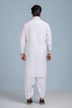 Charger l&#39;image dans la galerie, BR-WHITE-BLENDED-KURTA SHALWAR (KSRS23-072)
