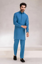 Загрузить изображение в средство просмотра галереи, YALE-BLENDED-KURTA PAJAMA/TROUSER  (KSS23-002)
